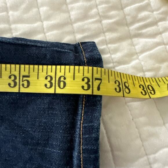 Liverpool Jeans Womens 4/27 Denim Legging Mid Rise Stretch Pull On Dark Wash - Picture 14 of 15